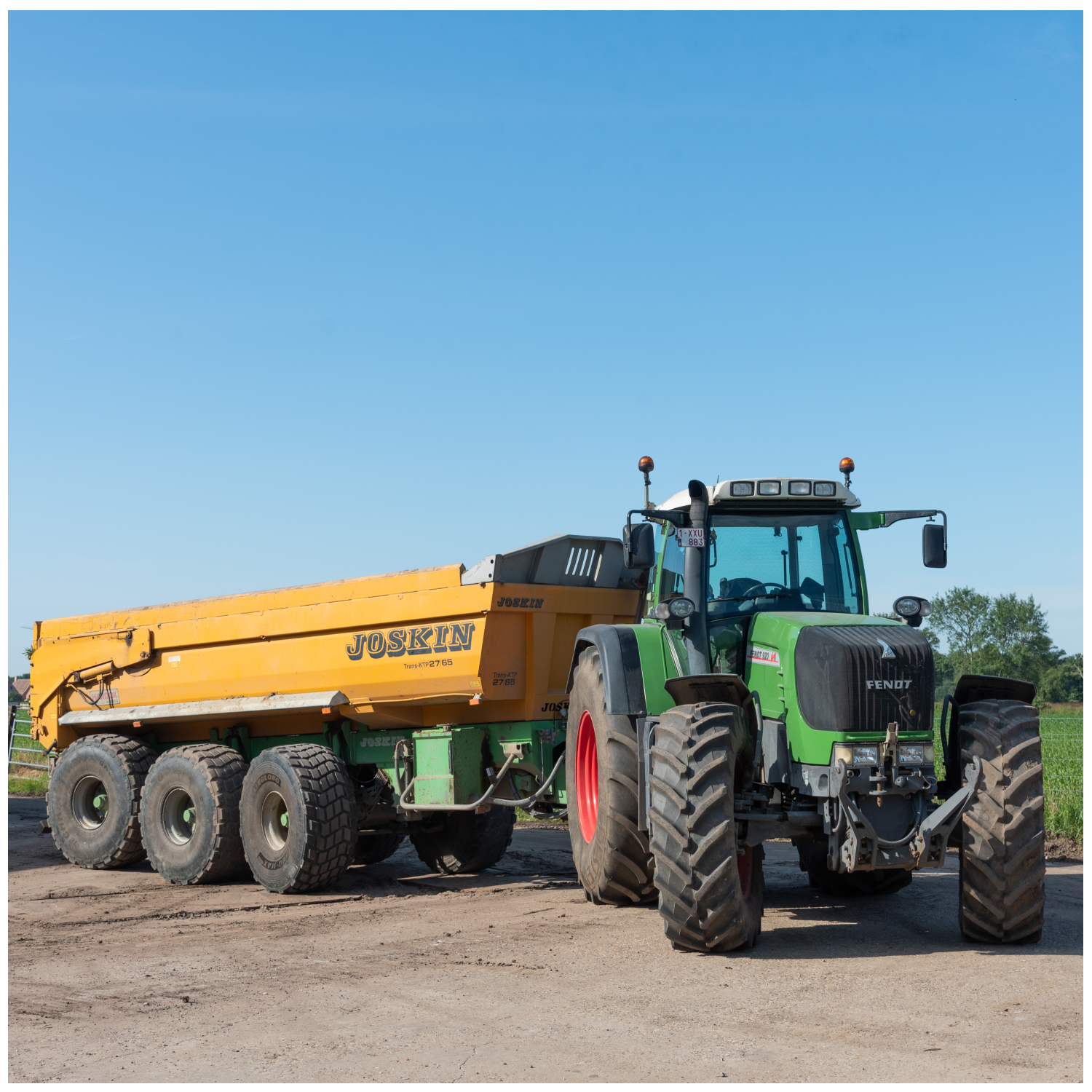 Recyclage en afvoer van bouwafval